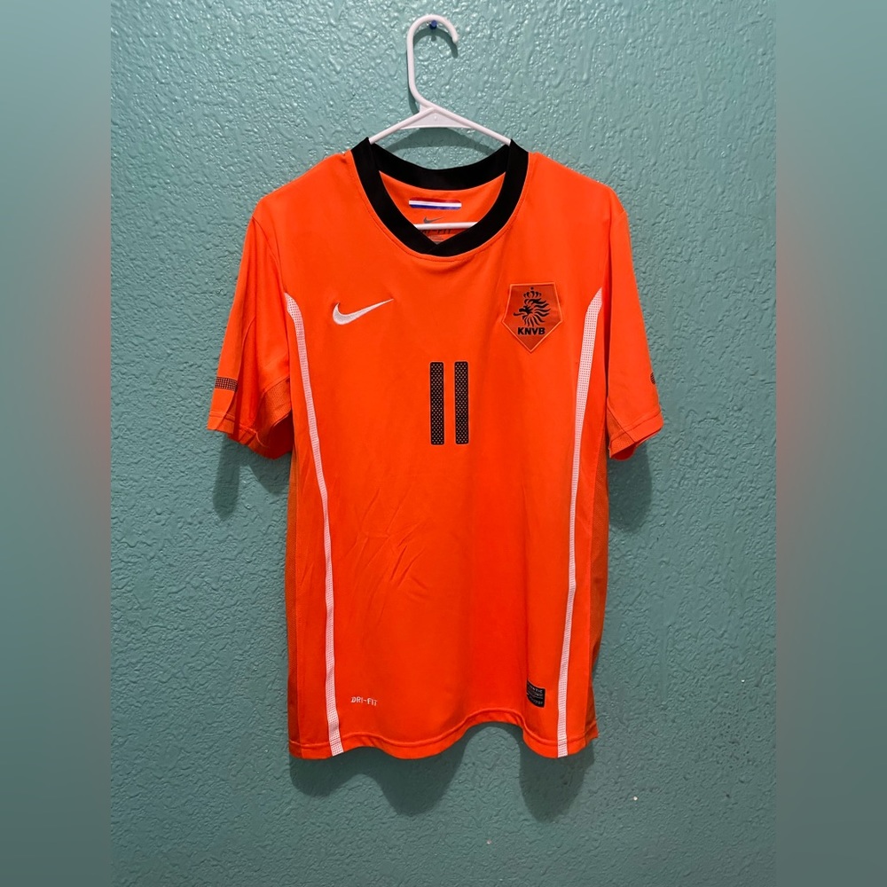 Netherlands Home Jersey 2010 Robben